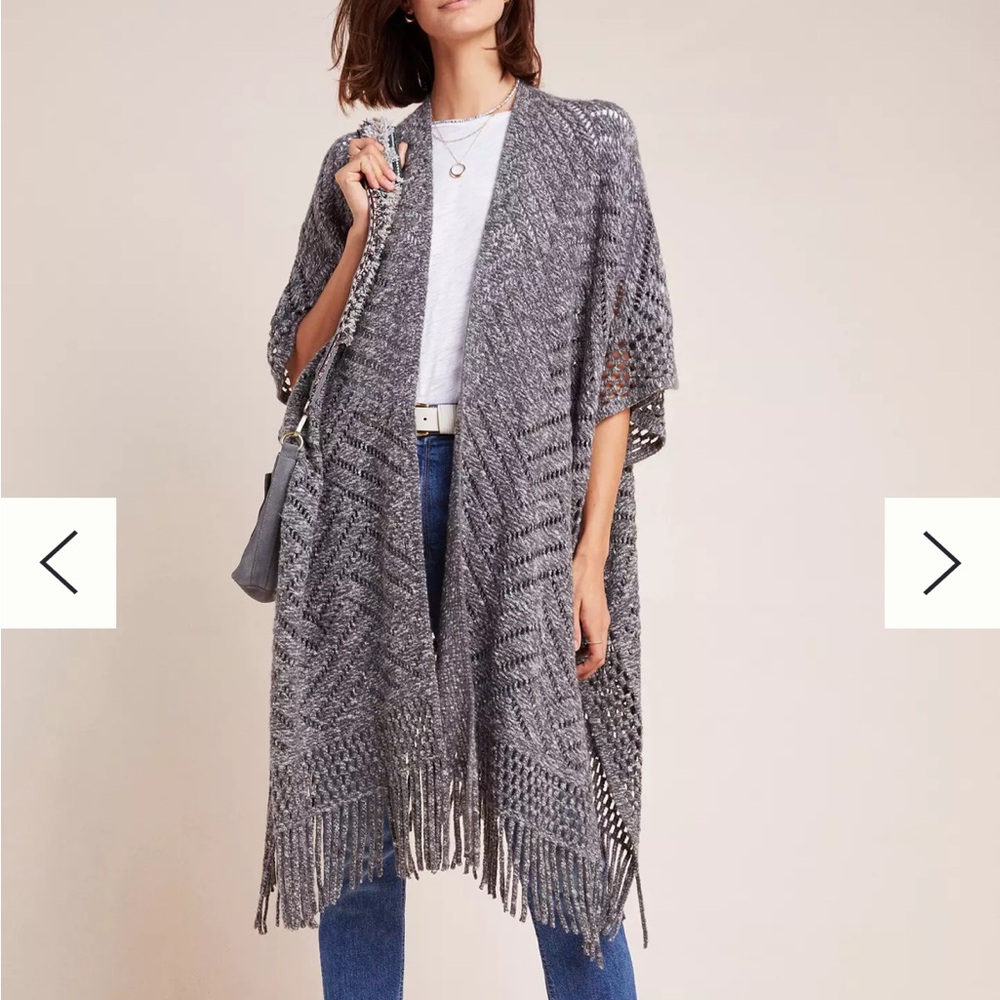 Anthropology sweater kimono